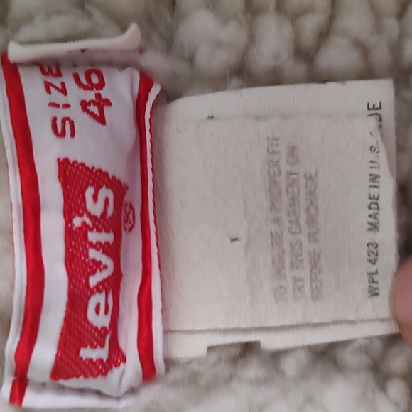 Vintage 70s Levi trucker Sherpa lined jacket - Picture 4 of 12